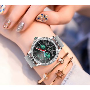 Smartwatch Rubicon RNCF19 Srebrny - Bluetooth Call - JubilerSezam.pl