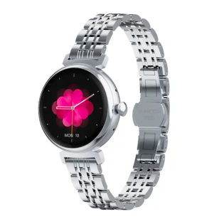 Smartwatch Rubicon RNCF21 srebrny plus zielony pasek SMARUB278