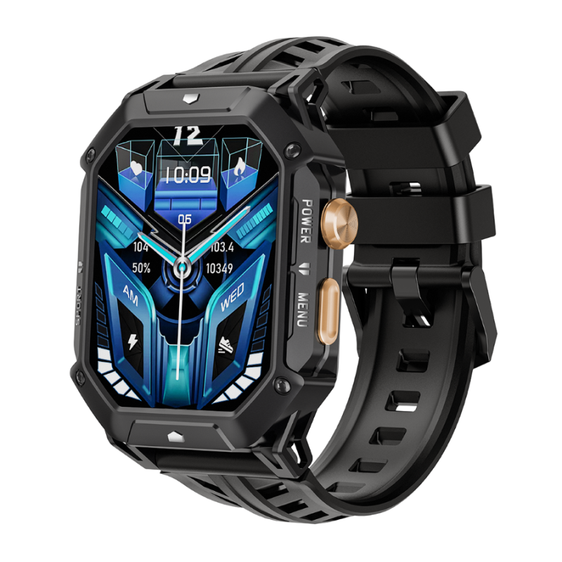 Smartwatch Rubicon RNCF24 czarny SMARUB285