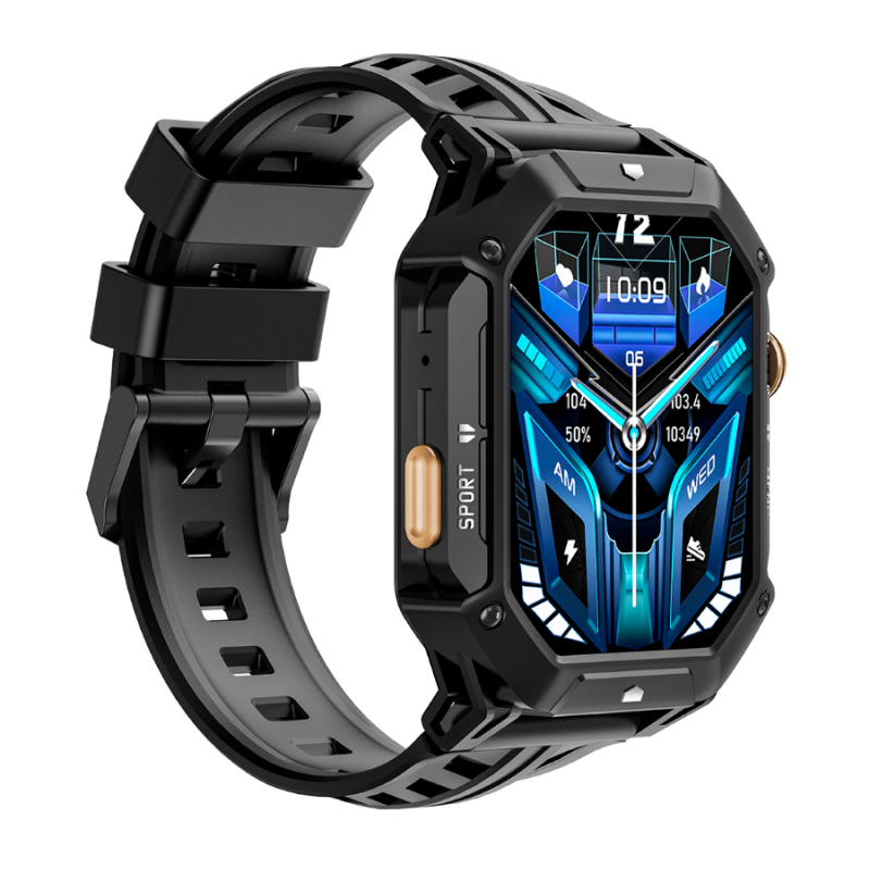 Smartwatch Rubicon RNCF24 czarny SMARUB285