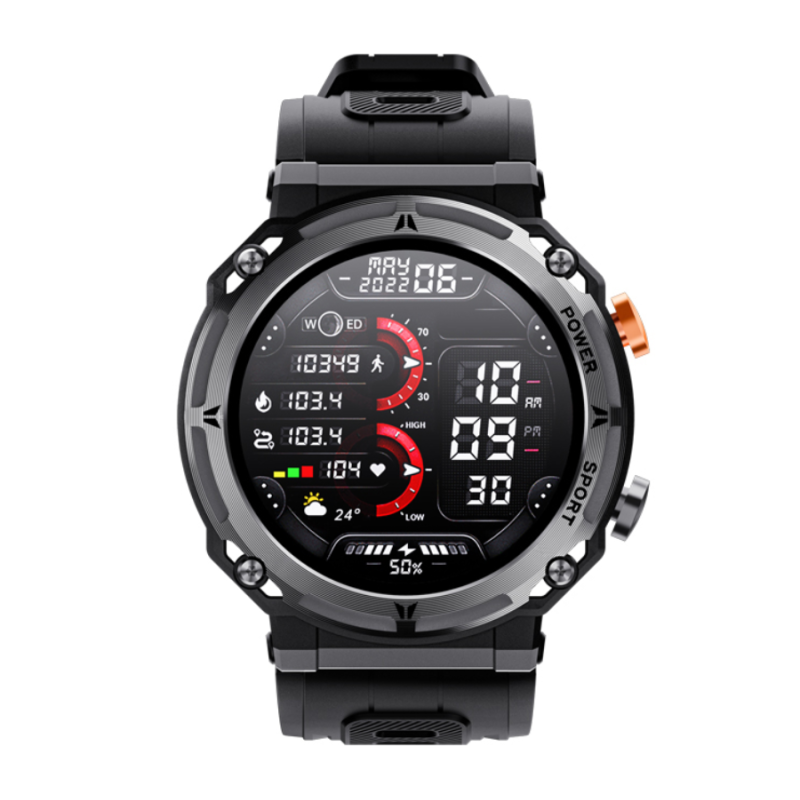 Smartwatch Rubicon RNCF25 czarny SMARUB286