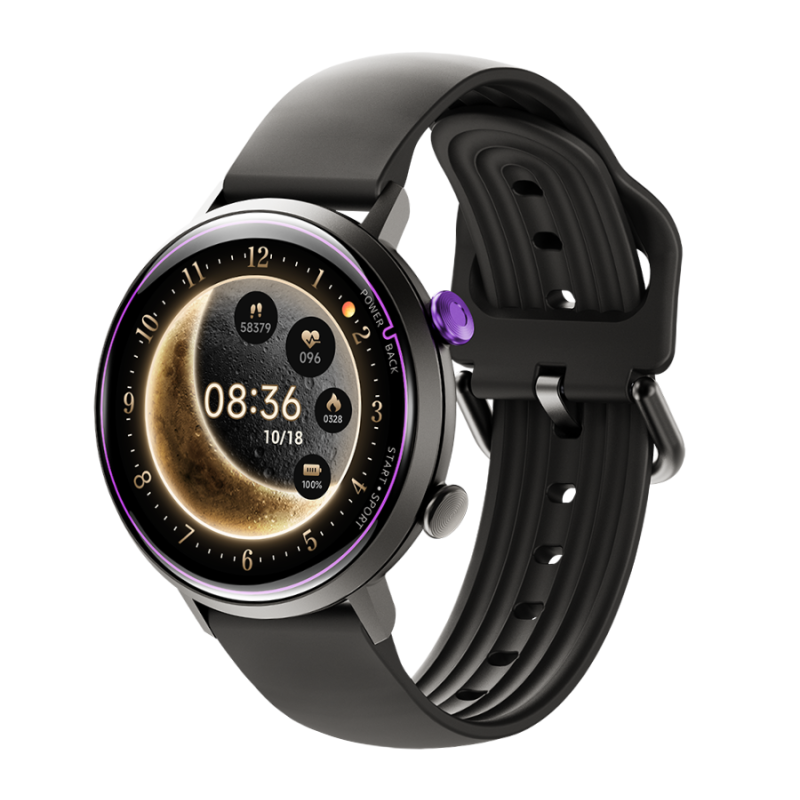 Smartwatch Rubicon RNCF29 czarny SMARUB292