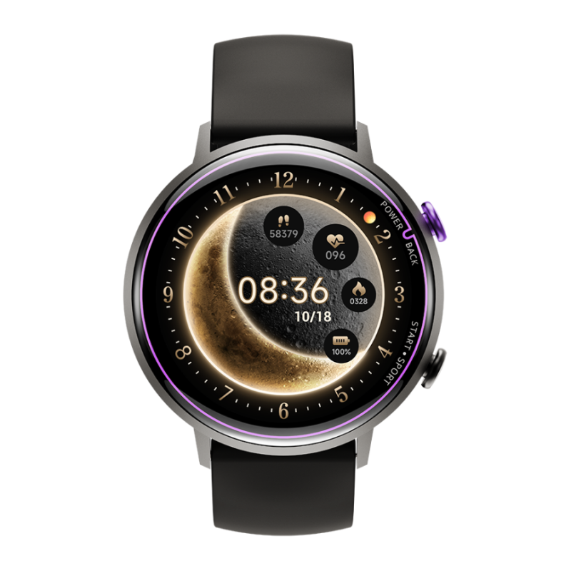 Smartwatch Rubicon RNCF29 czarny SMARUB292