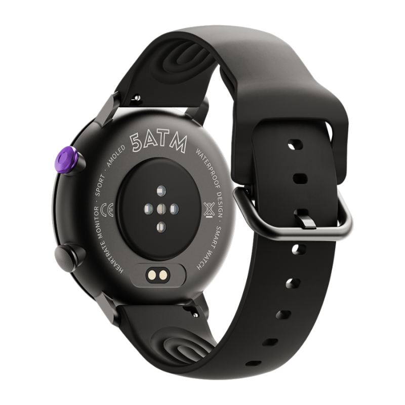 Smartwatch Rubicon RNCF29 czarny SMARUB292