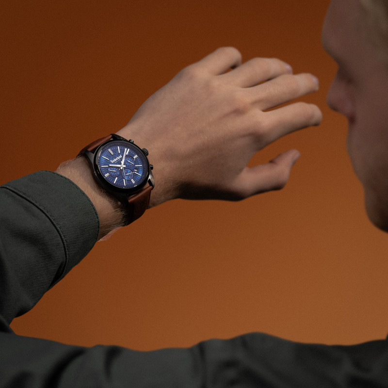 Zegarek Męski Timberland na Skórzanym Pasku TDWGF0041204 - JubilerSezam.pl