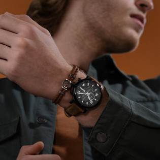 Zegarek męski Timberland na skórzanym pasku TDWGF0055701 - JubilerSezam.pl