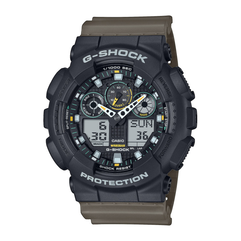 Zegarek Casio G-Shock GA-100TU-1A3ER Męski - JubilerSezam.pl