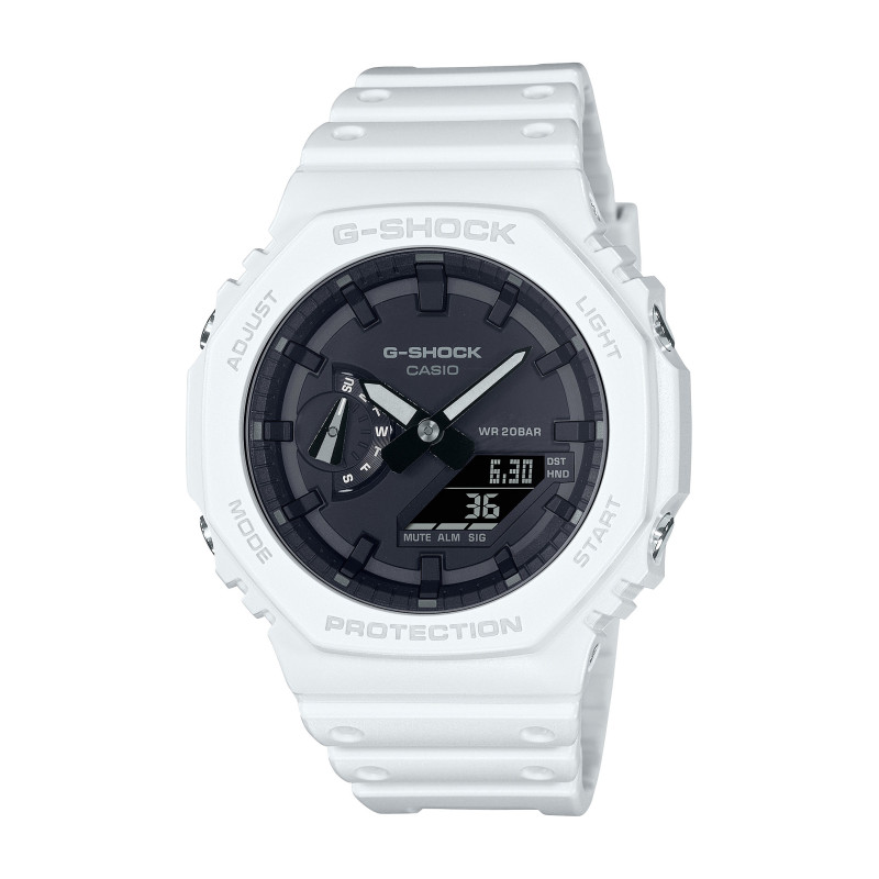 Zegarek Casio G-Shock GA-2100-7AER Biały - JubilerSezam.pl