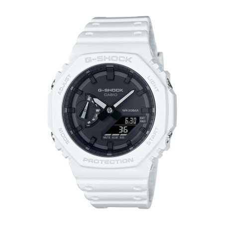 Zegarek Casio G-Shock GA-2100-7AER Biały - JubilerSezam.pl