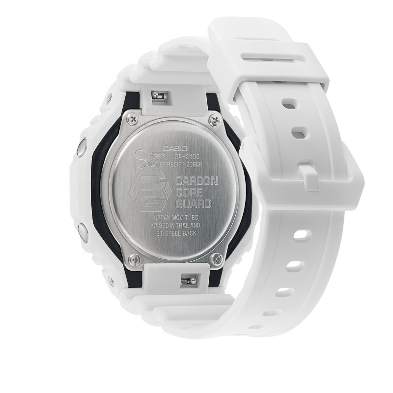 Zegarek Casio G-Shock GA-2100-7AER Biały - JubilerSezam.pl