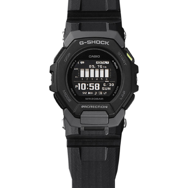 Zegarek męski Casio G-Shock GBD-300-1ER – Bluetooth, krokomierz, sportowy, G-SHOCK MOVE, czarny