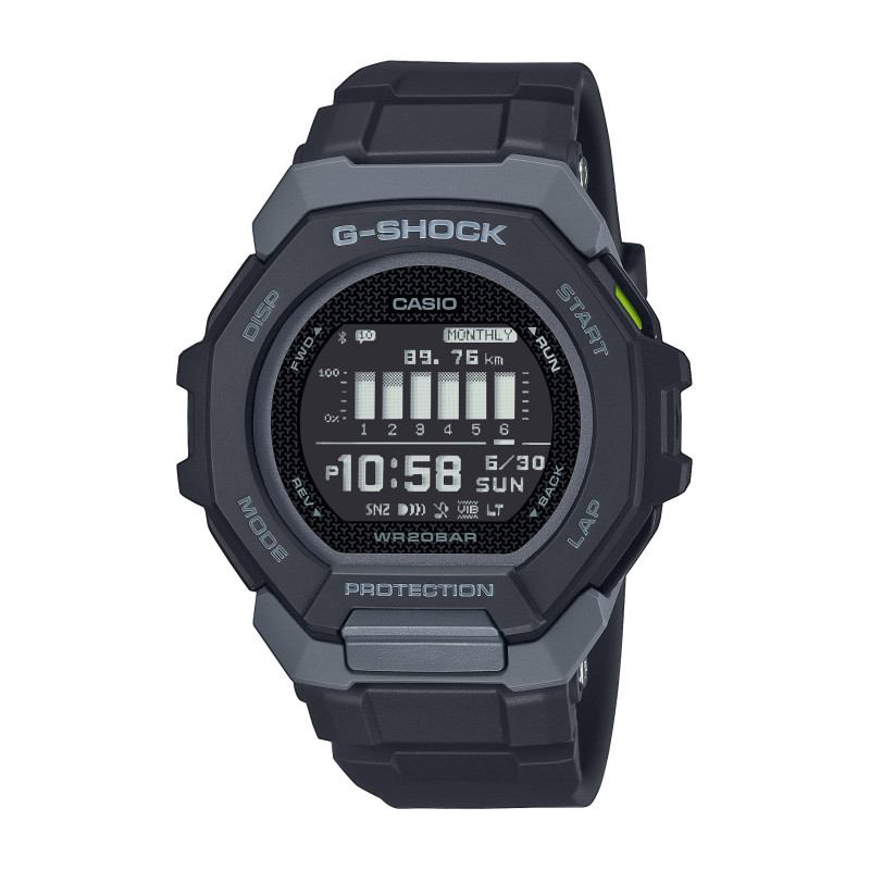 Zegarek męski Casio G-Shock GBD-300-1ER – Bluetooth, krokomierz, sportowy, G-SHOCK MOVE, czarny