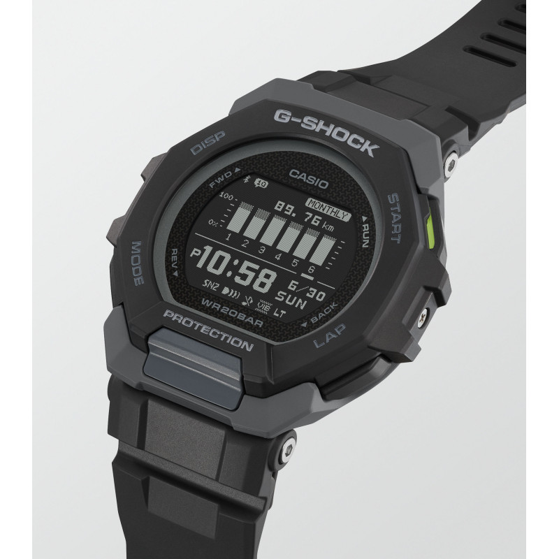 Zegarek męski Casio G-Shock GBD-300-1ER – Bluetooth, krokomierz, sportowy, G-SHOCK MOVE, czarny