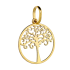 Zawieszka złota drzewko w kole