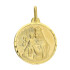 Medalik złoty Szkaplerz w kole próba 585