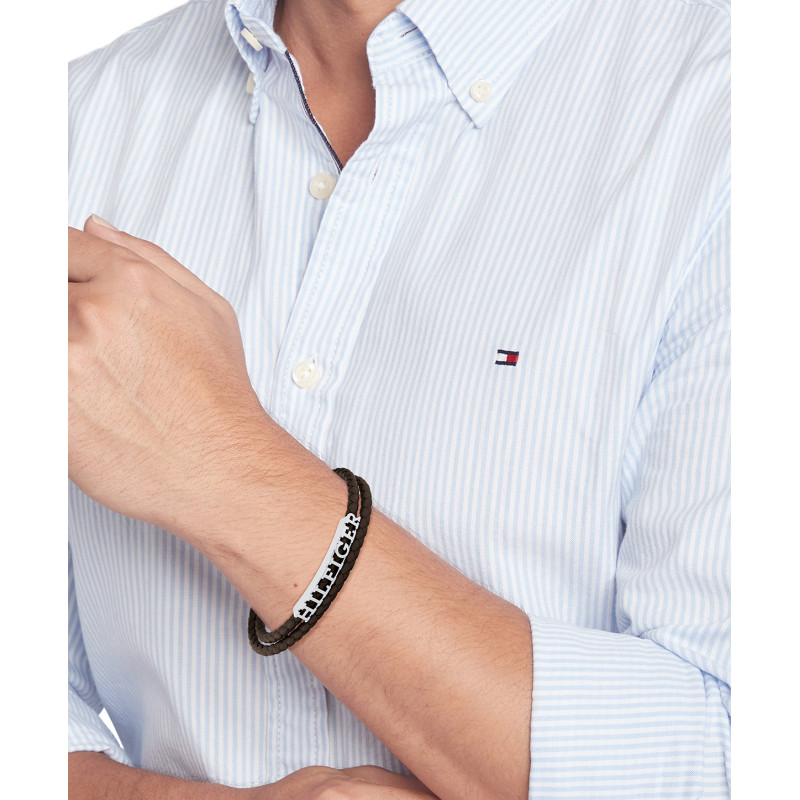 Bransoletka męska Tommy Hilfiger 2790589 skóra brązowa