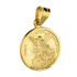 Medalik złoty Michał Archanioł w kole próba 585