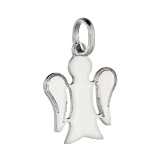 Medalik srebrny aniołek