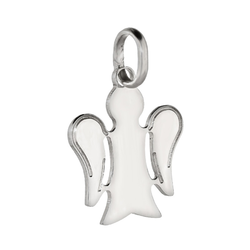 Medalik srebrny aniołek