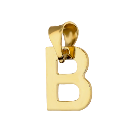 Literka złota B próba 585