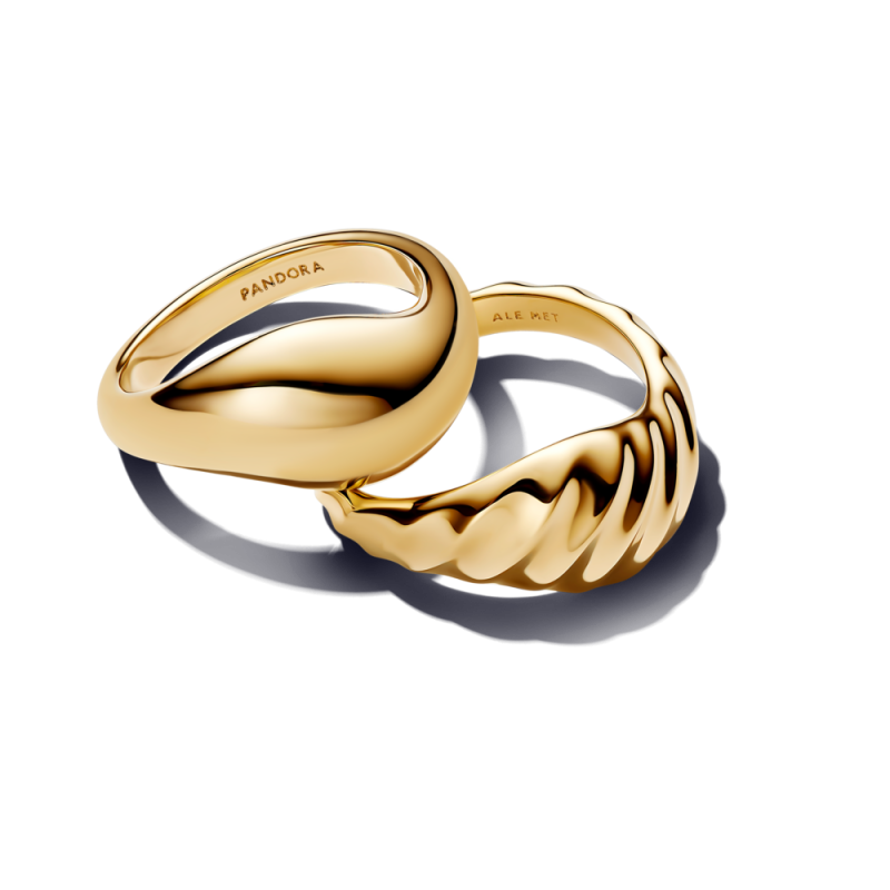 Pierścionki Pandora o organicznym kształcie do łączenia 163832C00