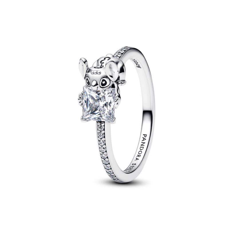Disney Pierścionek Pandora Stitch i kamień 193740C01