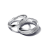 Podwójny pierścionek Pandora o delikatnym splocie 193890C00