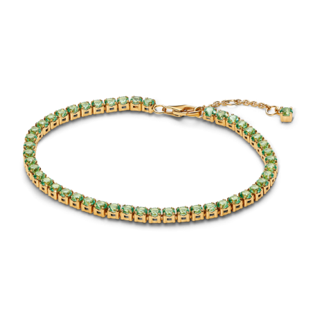 Bransoletka Tenisowa Pandora Zielone Kryształy - JubilerSezam.pl