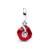Charms-zawieszka Pandora Czerwony kwiat 793917C01