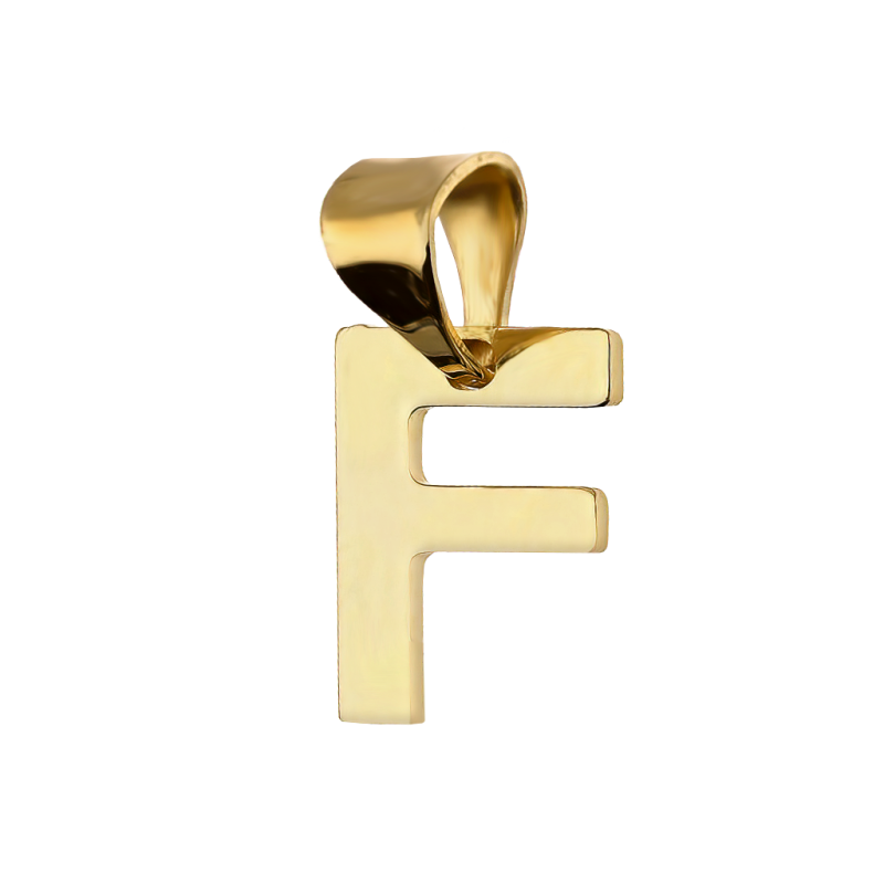 Literka złota F próba 585