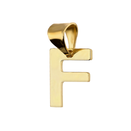 Literka złota F próba 585