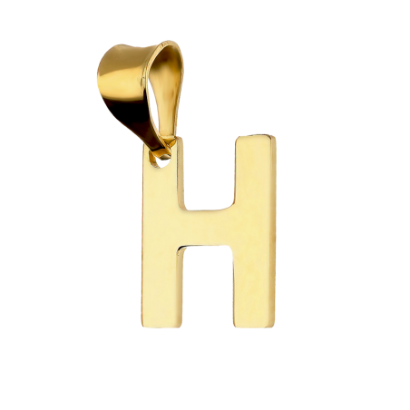 Literka złota H próba 585