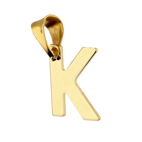 Literka złota K próba 585