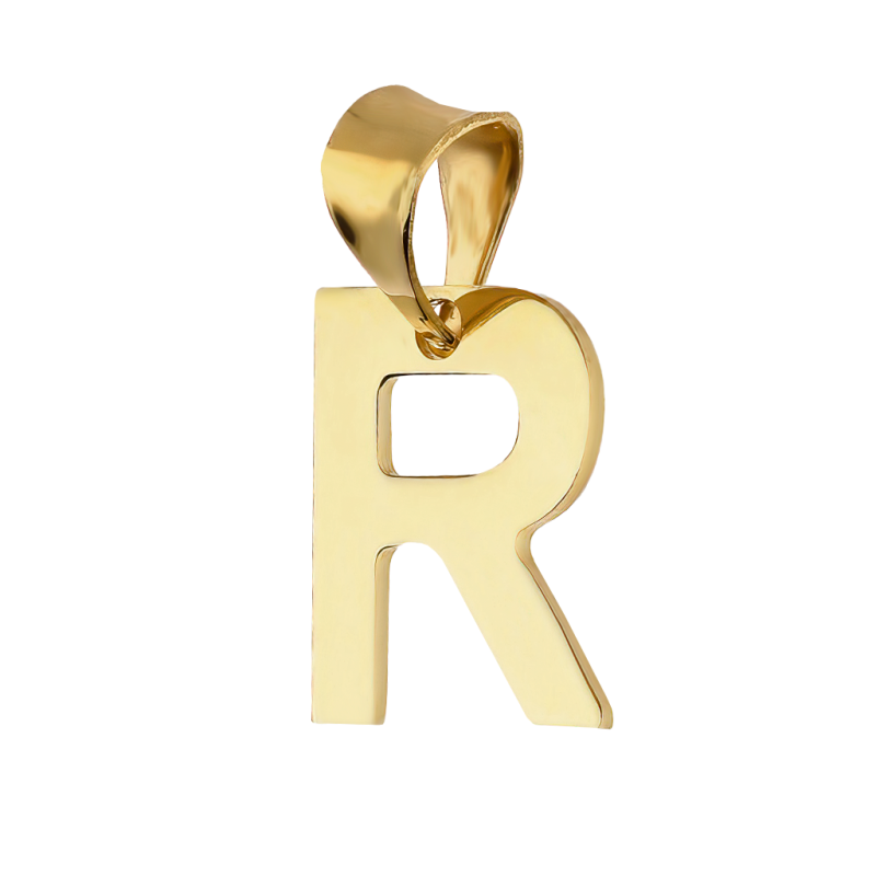 Literka złota R próba 585