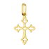 Krzyżyk złoty ramka próba 585