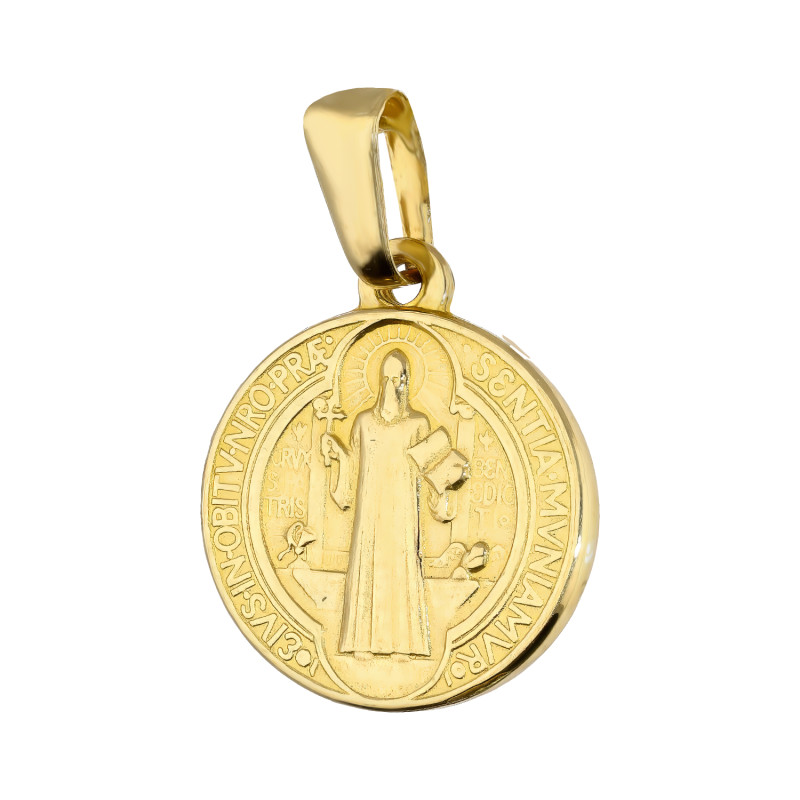 Złoty Medalik Benedyktyński pr. 585 - JubilerSezam.pl