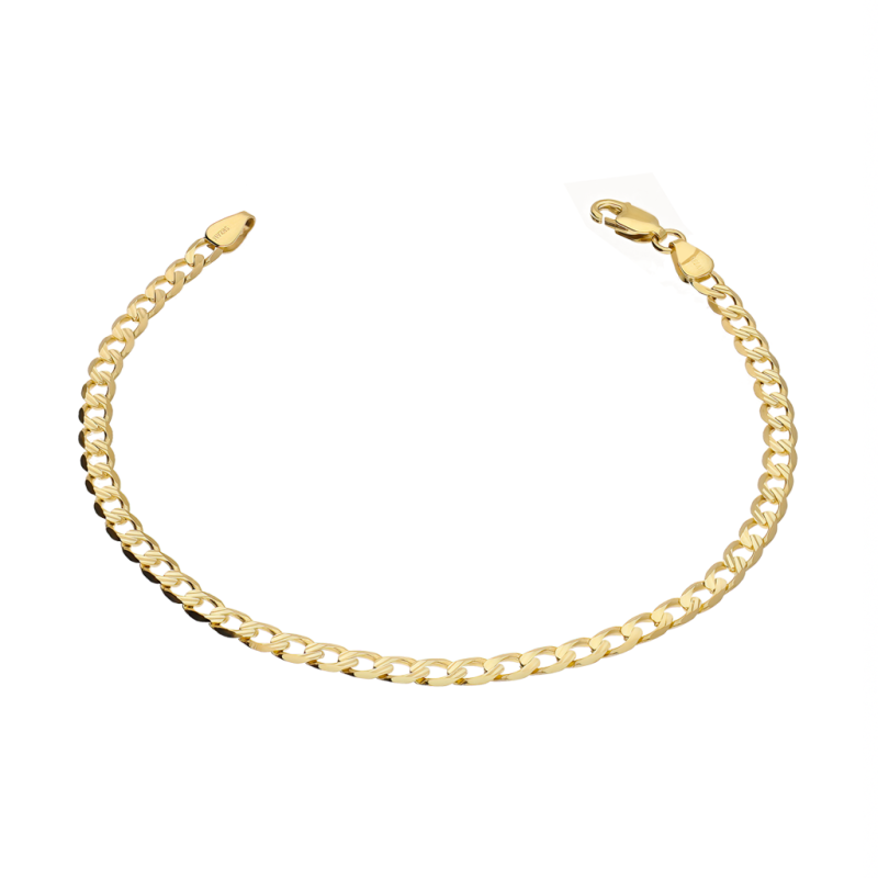 Bransoleta złota pancerka grawerowana