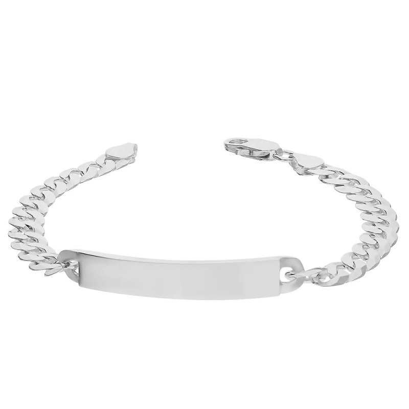 Bransoleta męska pancerka z blaszką 8mm