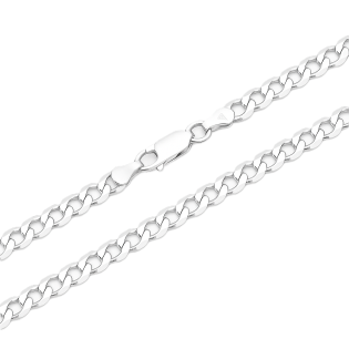 Łańcuszek o splocie pancer ze srebra