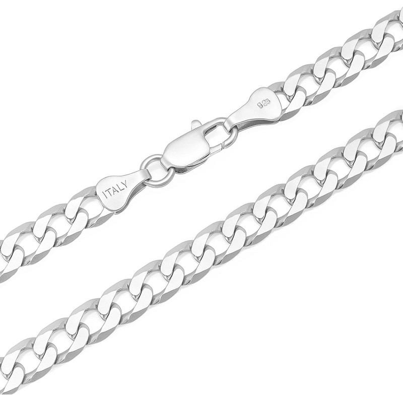 Łańcuszek srebrny typu pancerka