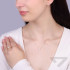 Naszyjnik z białymi diamentami
