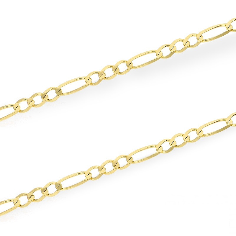 Łańcuszek złoty splot figaro 6mm próba 585