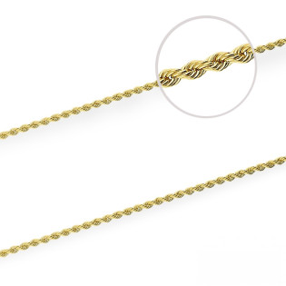 Naszyjnik złoty korda próba 585