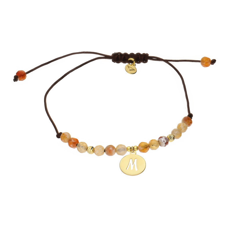 Bransoleta z naturalnym agatem Miss Collection