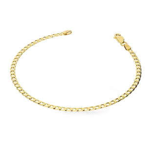 Bransoleta pancerka ze złota próby 585