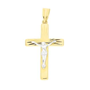 Krzyżyk złoty z wizerunkiem Pana Jezusa