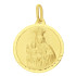 Medalik złoty Szkaplerz dwustronny