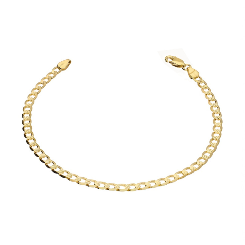 Bransoleta złota pancerka z grawerem