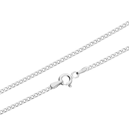 Srebrny Łańcuszek Pancerka pr. 925 - JubilerSezam.pl