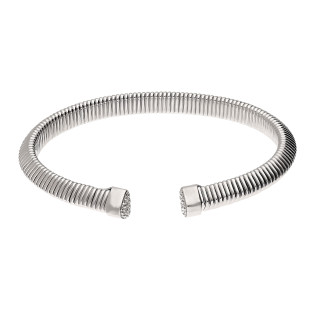 Bransoleta srebrna bangla zaprezentowana na finalistce Miss Polski 2025 Angelice Gimel